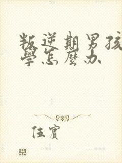 叛逆期男孩子厌学怎么办
