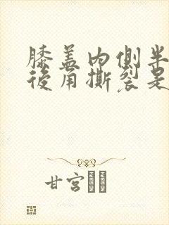 膝盖内侧半月板后角撕裂是怎么造成的