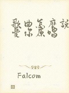 歌曲怎么说我不爱你原唱