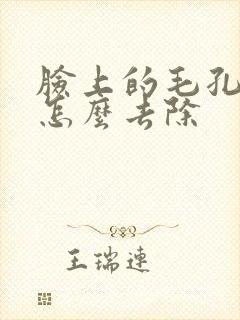 脸上的毛孔粉刺怎么去除