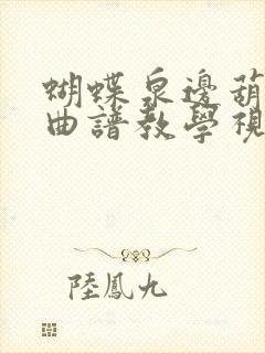 蝴蝶泉边葫芦丝曲谱教学视频