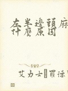 左半边头麻木是什么原因