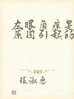 左眼角痒是什么原因引起的