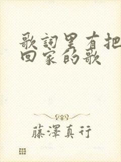 歌词里有把带她回家的歌