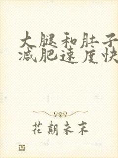 大腿和肚子怎么减肥速度快封面