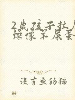 2岁孩子拉屎干燥像羊屎蛋怎么办