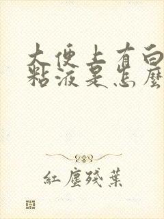 大便上有白色的粘液是怎么回事