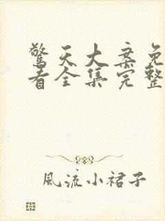 惊天大案免费观看全集完整版封面