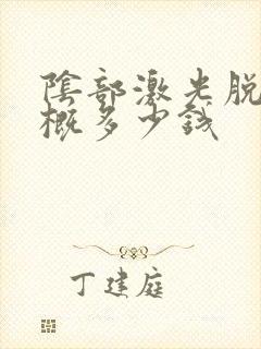 阴部激光脱毛大概多少钱
