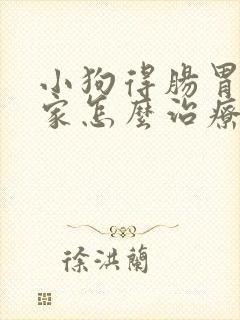 小狗得肠胃炎在家怎么治疗