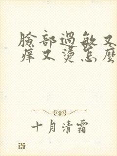 脸部过敏又红又痒又烫怎么回事