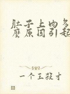 肚子上肉多是什么原因引起的