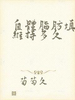 自体脂肪填充胸维持多久