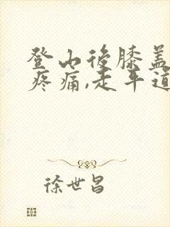 登山后膝盖外侧疼痛,走平道不疼