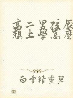 高二男孩厌学不想上学怎么办