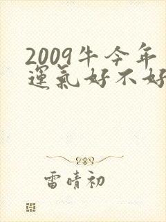 2009牛今年运气好不好