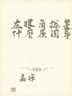 左眼角总是痒是什么原因导致