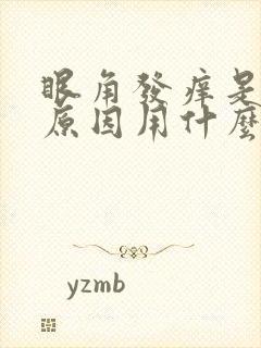 眼角发痒是什么原因用什么药封面