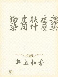 狗皮肤病混合感染用什么药好