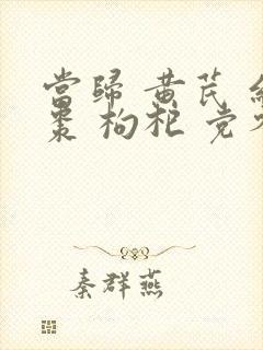 当归 黄芪 红枣 枸杞 党参