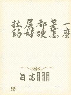 拉屎都是一粒粒的好硬怎么办封面