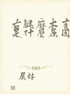 右腿麻木有可能是什么原因引起的