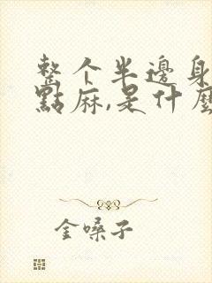 整个半边身体有点麻,是什么原因