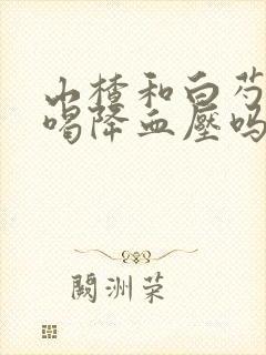 山楂和白芍泡水喝降血压吗