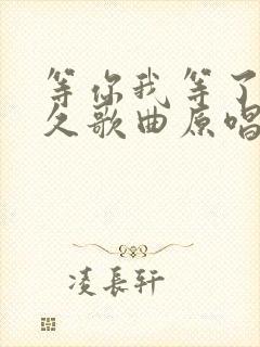 等你我等了那么久歌曲原唱