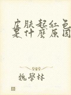 皮肤起红色斑块是什么原因