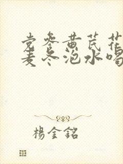 党参黄芪花旗参麦冬泡水喝的功效