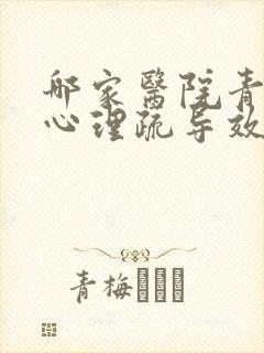 哪家医院青少年心理疏导效果好
