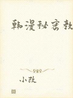 韩漫秘密教学封面