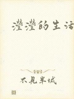 滢滢的生活日记封面