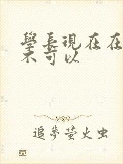 学长现在在上课不可以