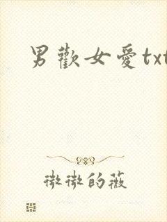 男欢女爱txt