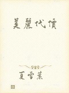 美丽代价