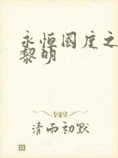 永恒国度之黑暗黎明封面