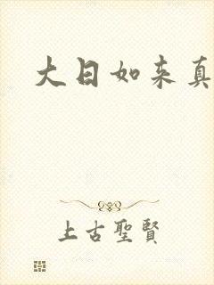 大日如来真经封面
