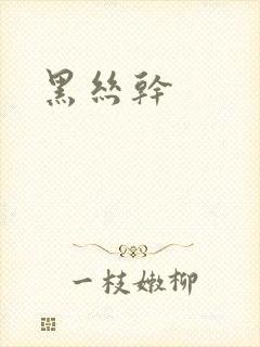 黑丝干