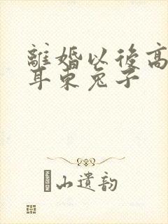 离婚以后高干 耳东兔子