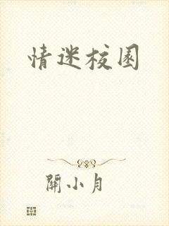 情迷校园封面