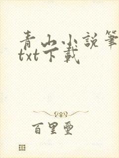 青山小说笔趣阁txt下载