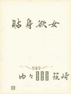 贴身欲女封面