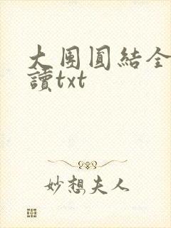 大团圆结全文阅读txt
