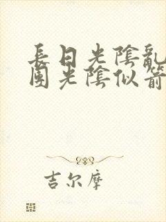 长日光阴乱作一团光阴似箭眇眇封面