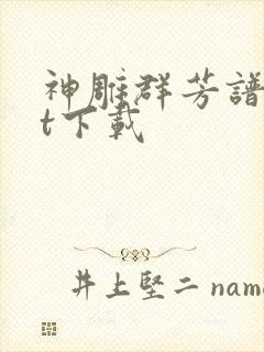 神雕群芳谱txt下载