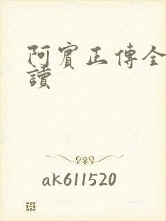 阿宾正传全文阅读