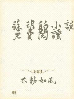 苏玥的小说全文免费阅读