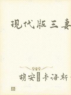 现代版三妻四妾